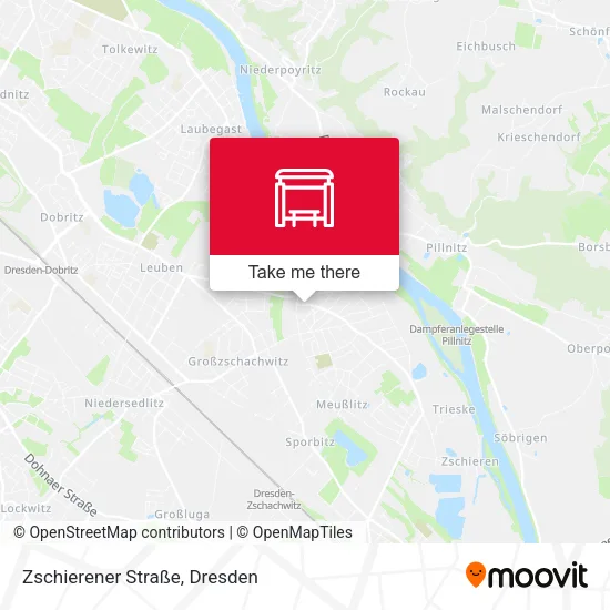 Карта Zschierener Straße