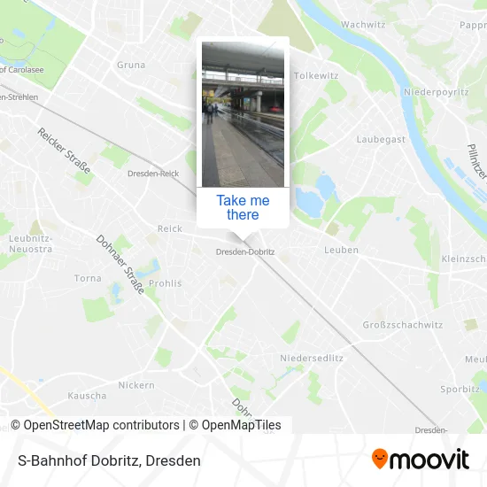 S-Bahnhof Dobritz map