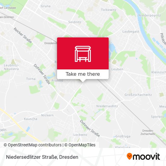 Niedersedlitzer Straße map