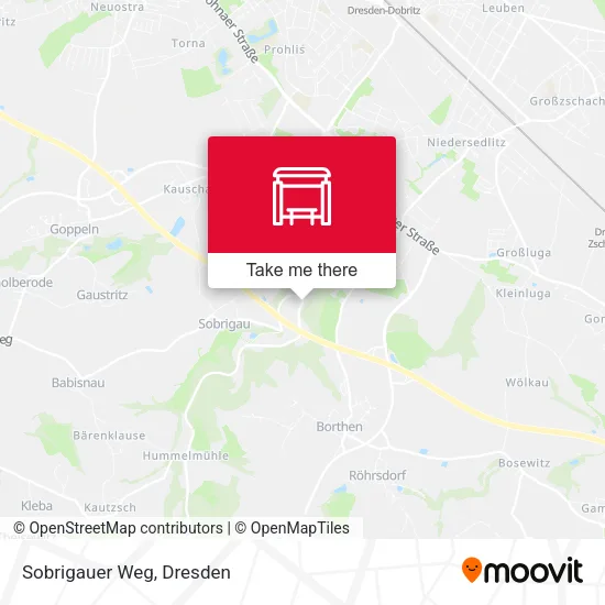 Карта Sobrigauer Weg