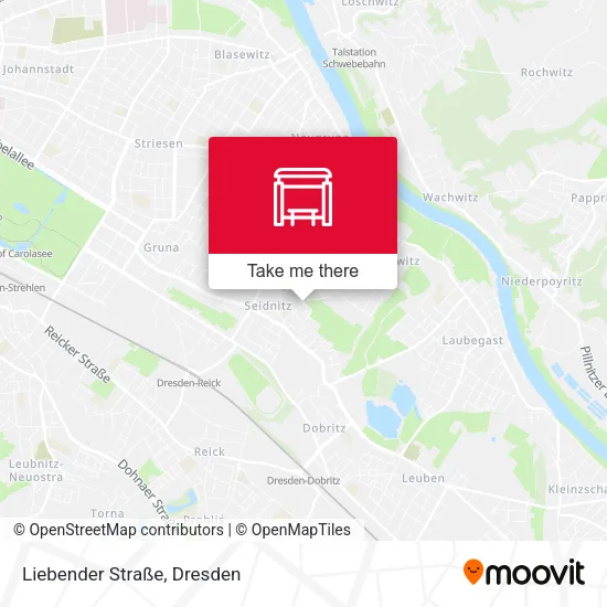 Карта Liebender Straße