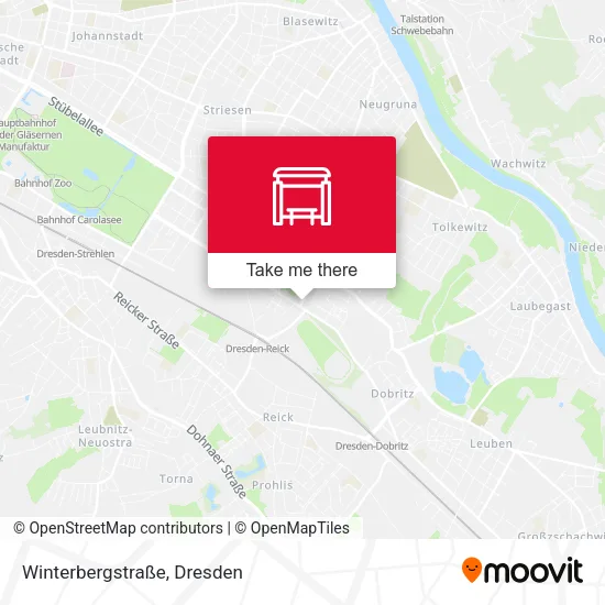 Карта Winterbergstraße