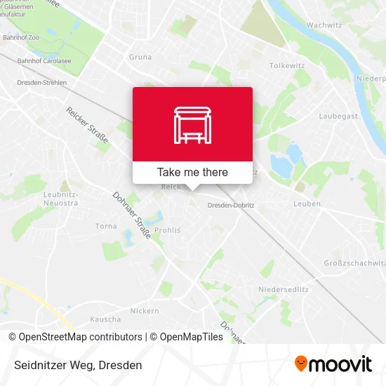 Карта Seidnitzer Weg