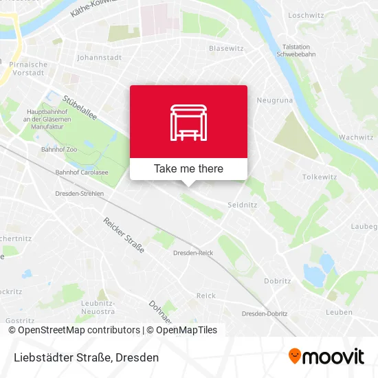 Карта Liebstädter Straße