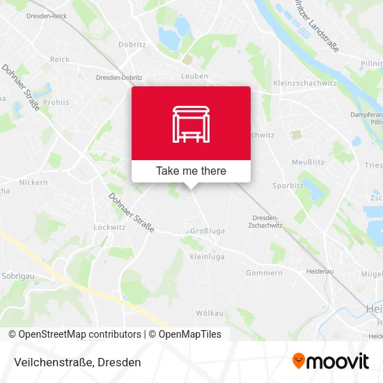 Карта Veilchenstraße