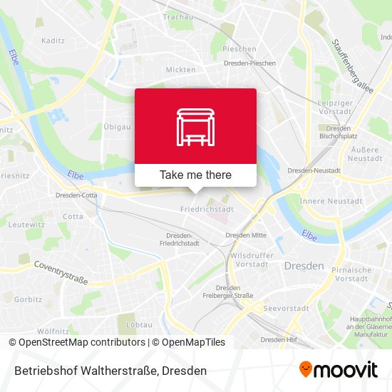 Betriebshof Waltherstraße map