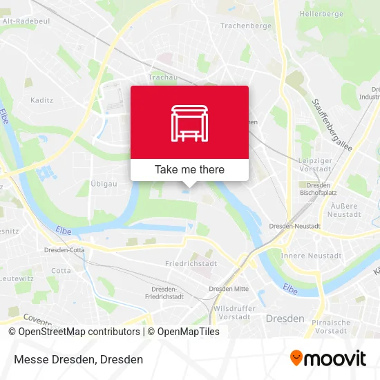 Карта Messe Dresden