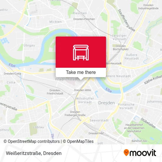 Карта Weißeritzstraße