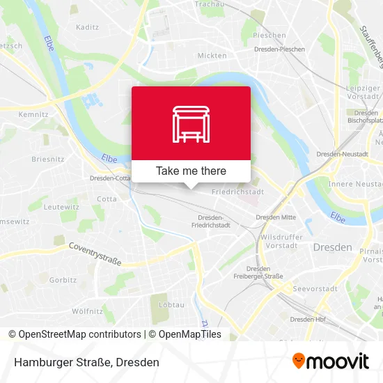 Карта Hamburger Straße