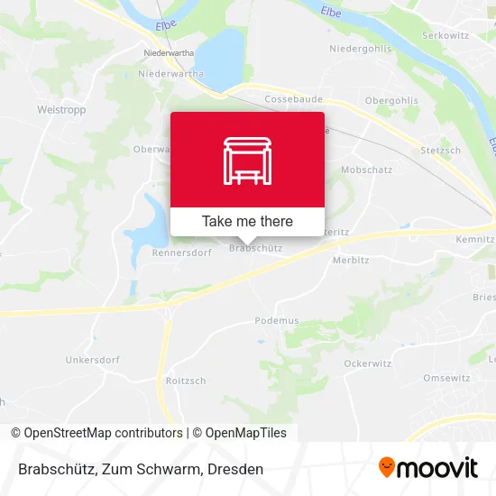 Карта Brabschütz, Zum Schwarm