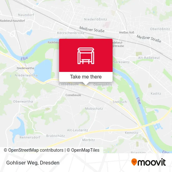 Карта Gohliser Weg