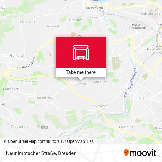 Карта Neunimptscher Straße