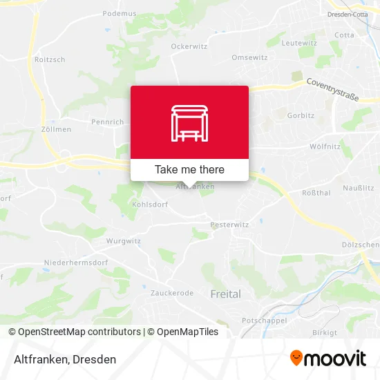 Карта Altfranken