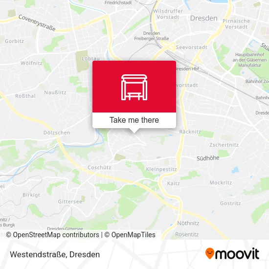 Карта Westendstraße