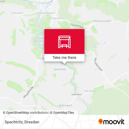 Карта Spechtritz