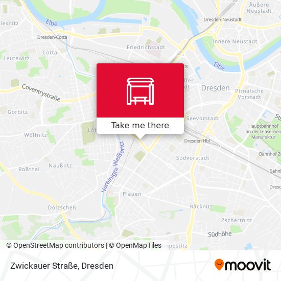 Zwickauer Straße map