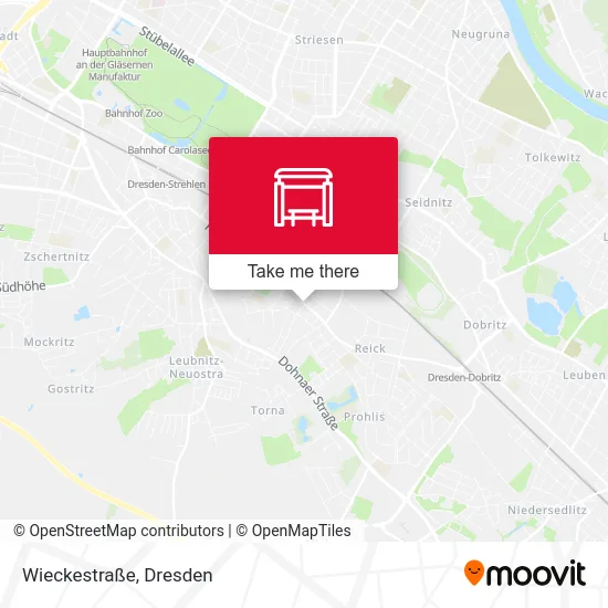 Карта Wieckestraße