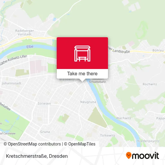 Карта Kretschmerstraße