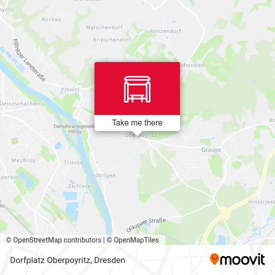Dorfplatz Oberpoyritz map