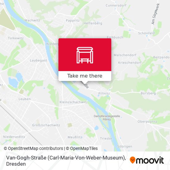 Карта Van-Gogh-Straße (Carl-Maria-Von-Weber-Museum)