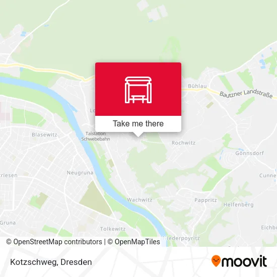 Kotzschweg map