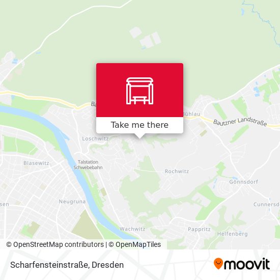 Scharfensteinstraße map