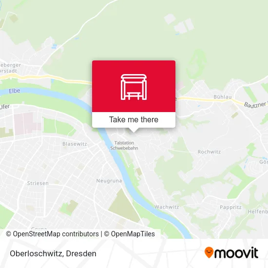 Карта Oberloschwitz