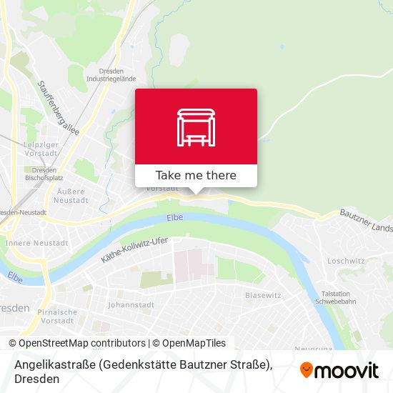 Angelikastraße (Gedenkstätte Bautzner Straße) map