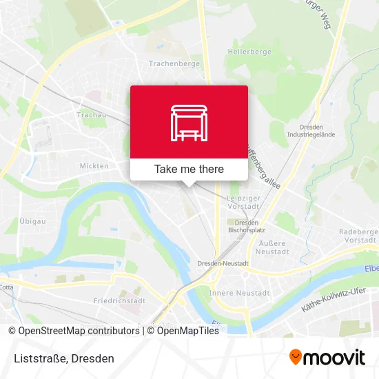 Карта Liststraße