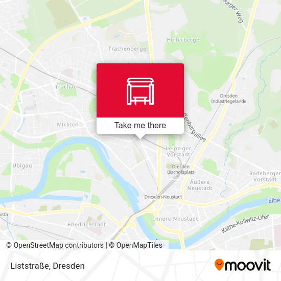 Карта Liststraße