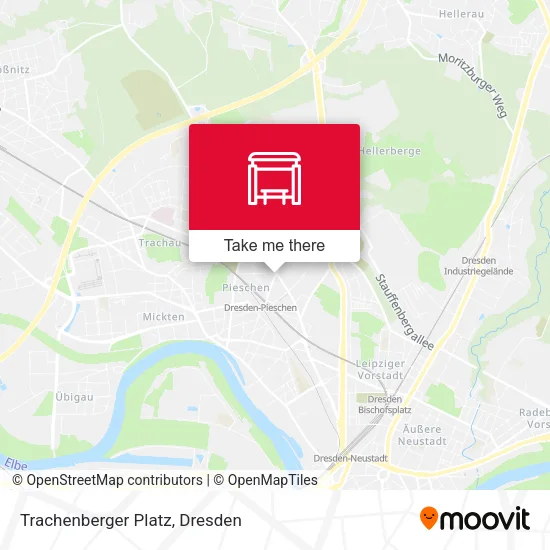 Карта Trachenberger Platz