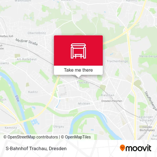 S-Bahnhof Trachau map