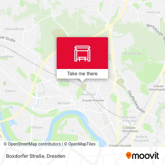 Карта Boxdorfer Straße