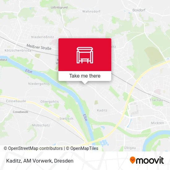 Карта Kaditz, AM Vorwerk