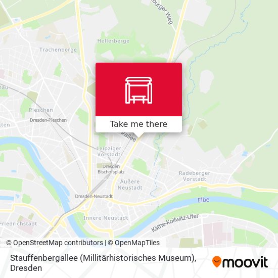 Stauffenbergallee (Millitärhistorisches Museum) map