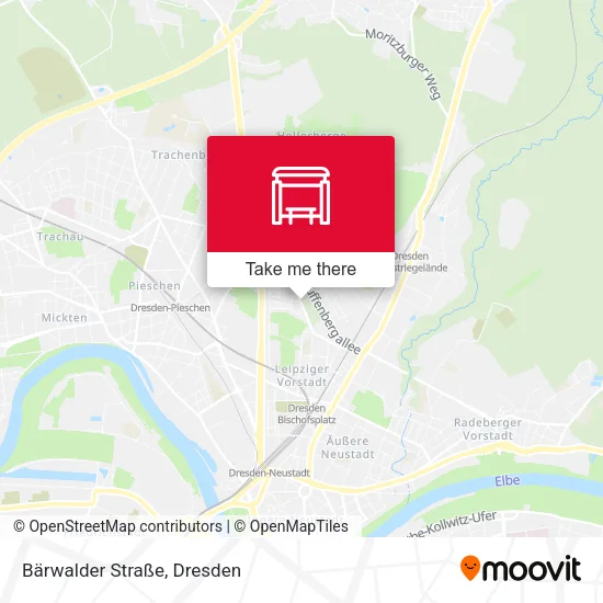 Карта Bärwalder Straße