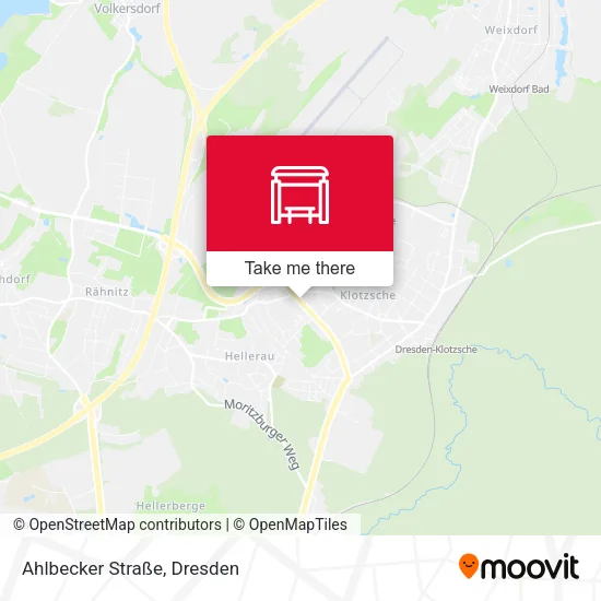 Карта Ahlbecker Straße