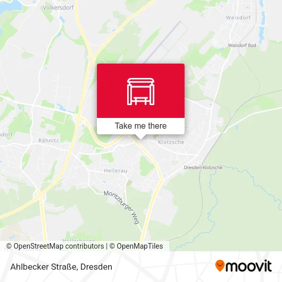 Карта Ahlbecker Straße