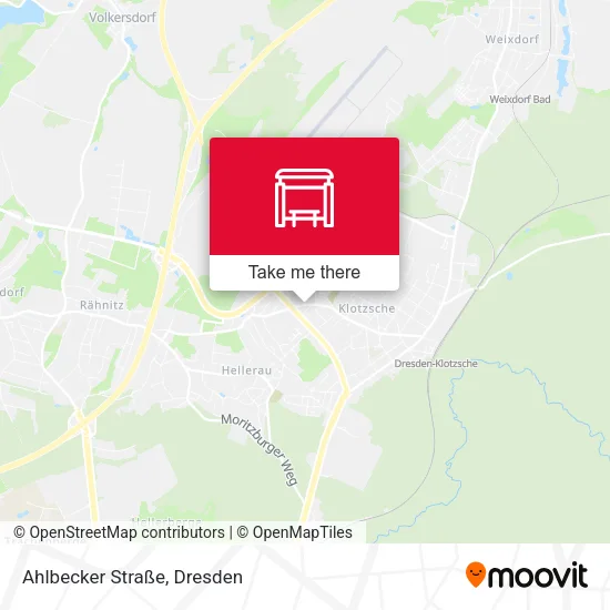 Карта Ahlbecker Straße