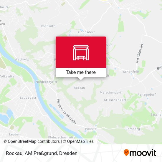 Карта Rockau, AM Preßgrund