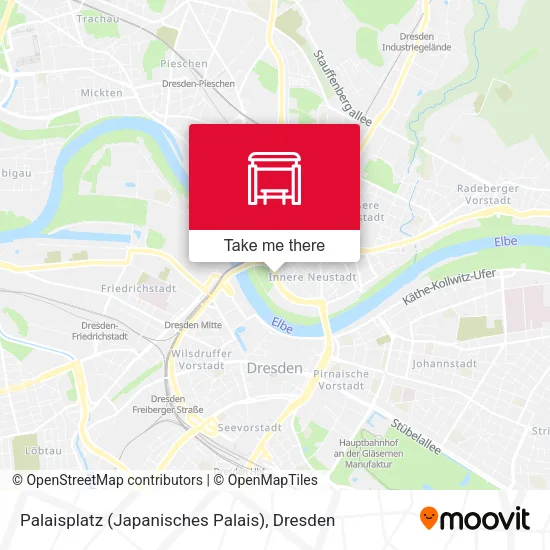 Карта Palaisplatz (Japanisches Palais)