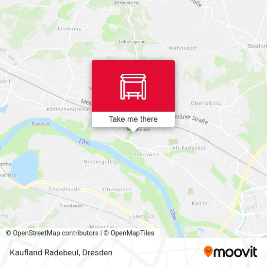 Карта Kaufland Radebeul