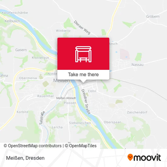 Карта Meißen
