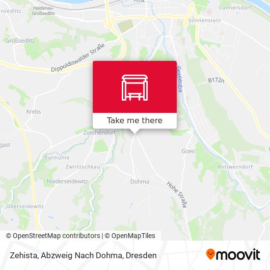 Zehista, Abzweig Nach Dohma map