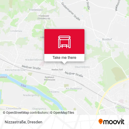 Карта Nizzastraße