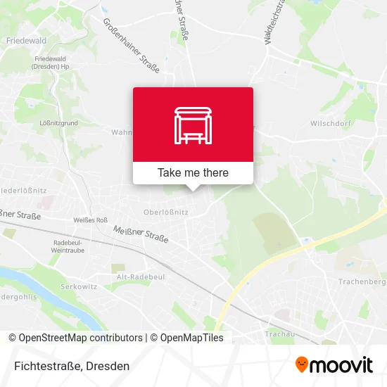 Карта Fichtestraße