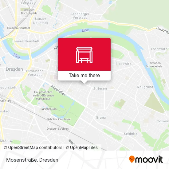 Карта Mosenstraße