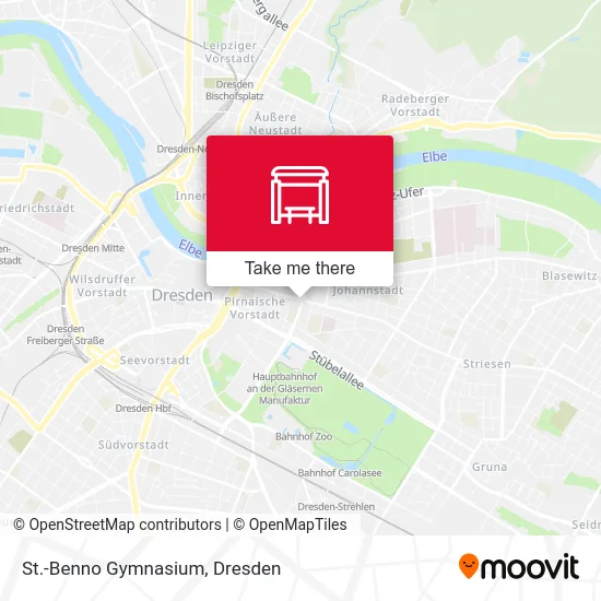 St.-Benno Gymnasium map