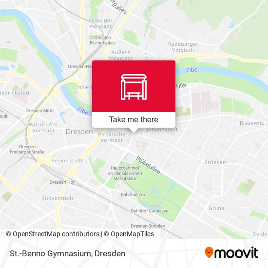 St.-Benno Gymnasium map