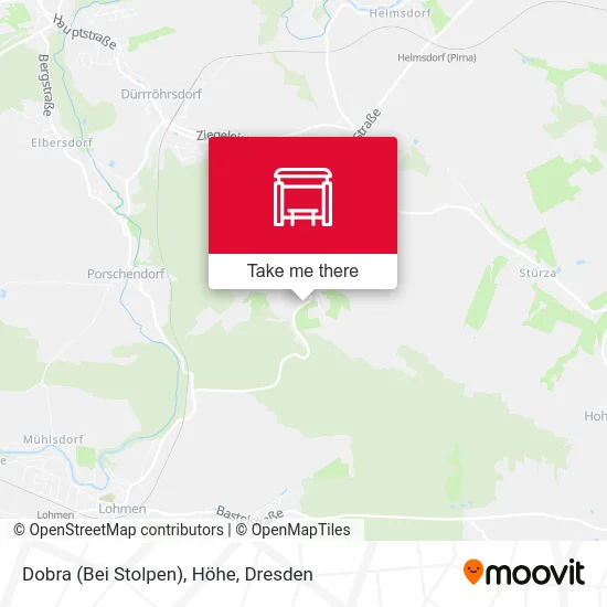 Карта Dobra (Bei Stolpen), Höhe